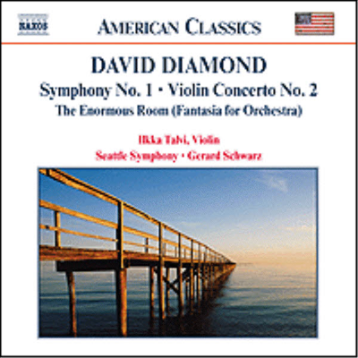 American Classics - 데이빗 다이아몬드 : 교향곡 1번, 바이올린 협주곡 2번 (David Diamond : Symphony No.1, Violin Concerto No.2, Enormous Room)(CD) - Gerard Schwarz