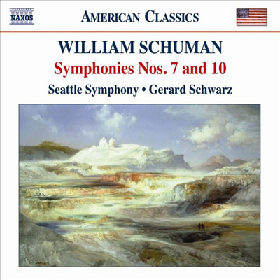American Classics - 윌리엄 슈만 : 교향곡 7, 10번 (William Schuman : Symphony No.7 &amp; 10 &#39;American Muse&#39;)(CD) - Gerard Schwarz