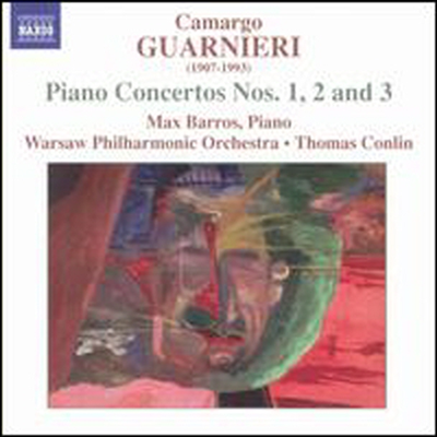 과르넬리: 피아노 협주곡, 1, 2, 3번 (Guarnieri: Piano Concertos Nos.1, 2 &amp; 3)(CD) - Max Barros