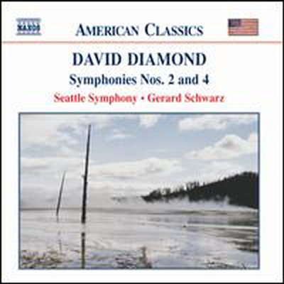 다이아몬드: 교향곡 2, 4번 (Diamond: Symphony No.2 &amp; 4)(CD) - Gerard Schwarz