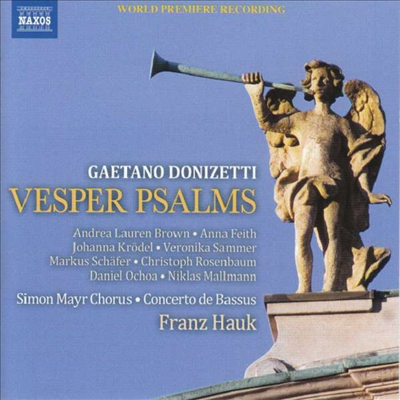 도니제티 : 저녁기도 시편성가 (Donizetti: Vesper Psalms)(CD) - Franz Hauk