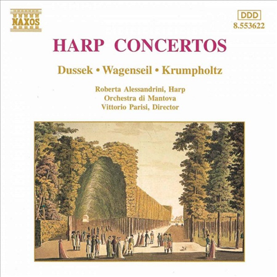 두세크, 크룸포르츠 &amp; 바겐자일: 하프 협주곡 (Dussek, Krumpholtz &amp; Wagenseil: Harp Concertos)(CD) - Roberta Alessandrini