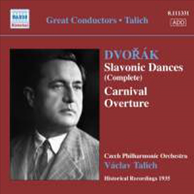 드보르작 : 슬라브 춤곡 & 카니발 서곡 (Dvorak : Slavonic Dances)(CD) - Vaclav Talich