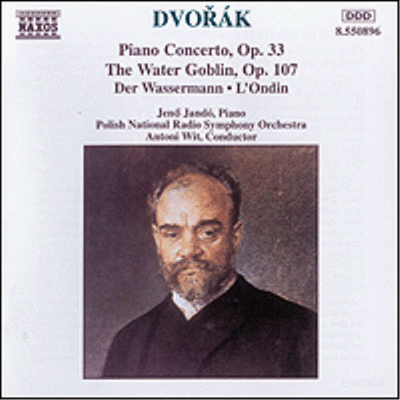 드보르작 : 피아노 협주곡, 물의 정령 (Dvorak : Piano Concerto Op.33, The Water Goblin Op.107)(CD) - Jeno Jando