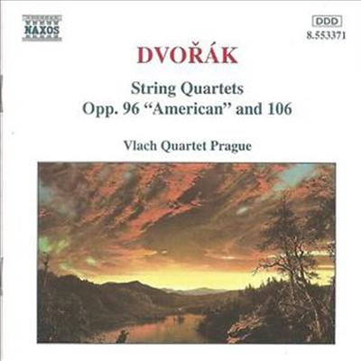 드보르작 : 현악 사중주 12 '아메리칸', 13번 (Dvorak : String Quartet No.12 Op.96 'American' No.13 Op.106 (CD) - Vlach Quartet Prague