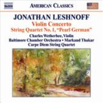 레쉬노프 : 바이올린 협주곡 &amp; 현악 사중주 1번 (Leshnoff : Violin Concerto)(CD) - Charles Wetherbee