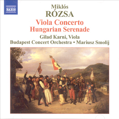 로자 : 비올라 협주곡 &amp; 헝가리 세레나데 (Rozsa : Concerto For Viola And Orchestra, Op.37)(CD) - Gilad Karni