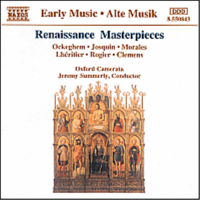 르네상스 마스터피스 (Renaissance Masterpieces)(CD) - Jeremy Summerly