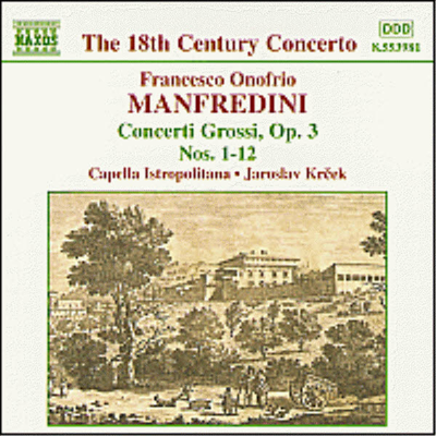 만프레디니 : 합주 협주곡 1집 (Manfredini : Concerti Grossi, Vol.1)(CD) - Jaroslav Krechek