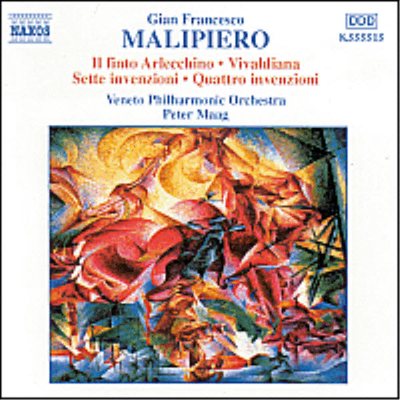 말리피에로 : 일곱 개의 인벤션, 네 개의 인벤션, 심포닉 단편 &#39;일 핀토 알렉키노&#39; (Malipiero : Sette invenzioni, Quattro invenzioni, Symphonic Fragments &#39;Il Finto Arlecchino&#39;)(CD) - Peter Maag