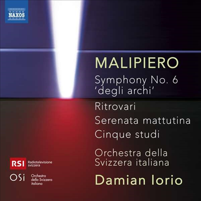 말리피에로: 교향곡 6번 (Malipiero: Synphony No.6)(CD) - Damian Iorio