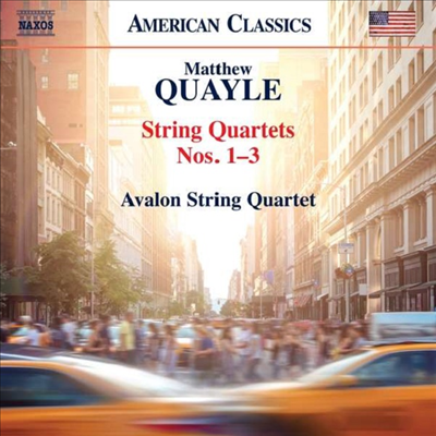 매튜 퀘일: 현악 사주주 1, 2 & 3번 (Matthew Quayle: String Quartets Nos.1, 2 & 3)(CD) - Avalon String Quartet