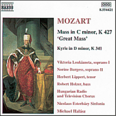 모차르트 : 대미사, 키리에 (Mozart : Mass In C Minor 'Great Mass', Kyrie K.341)(CD) - Michael Halasz