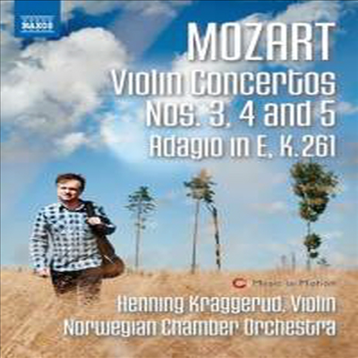 모차르트: 바이올린 협주곡 3번, 4번 & 5번 (Mozart: Violin Concertos Nos.3, 4 & 5) (DVD) (2016) - Henning Kraggerud