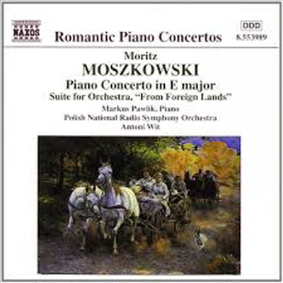 모츠코프스키 : 피아노 협주곡, 외국의 풍광 (Moszkowski : Piano Concerto Op.59, From Foreign Lands Op.23)(CD) - Antoni Wit