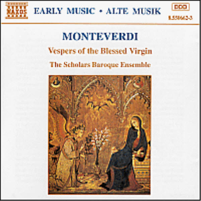 몬테베르디 : 성모 마리아의 저녁기도 (Monteverdi : Vespers Of The Blessed Virgin) (2CD) - Scholars Baroque Ensemble