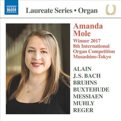 무사시노 국제 오르간 콩쿠르 우승 기념음반 (Amanda Mole - Winner 2017 8th International Organ Competition Musashino)(CD) - Amanda Mole
