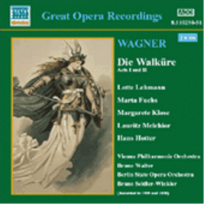 바그너 : 발퀴레 1-2막 (Ring Cycle 2) (Wagner : Die Walkure) (2CD) - Bruno Walter