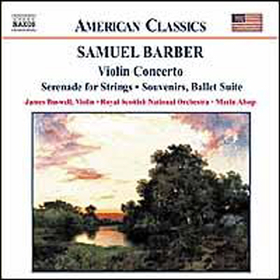 바버: 바이올린 협주곡, 추억 (Barber: Violin Concerto; 'Souvenirs' Music for a Scene from Shelley)(CD) - James Buswell