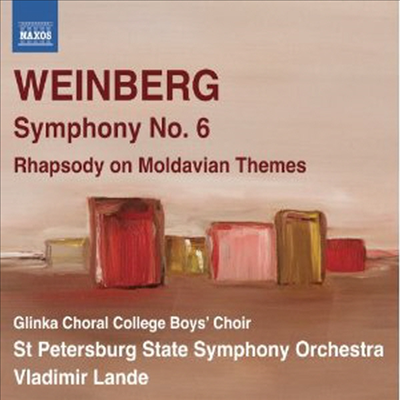 바인베르크: 교향곡 6번 &amp; 몰도바의 전통선율에 기초한 랩소디 1번 (Weinberg: Symphony No. 6 &amp; Rhapsody on Moldavian Themes No.1)(CD) - Vladimir Lande