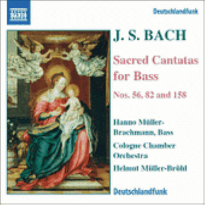 바흐 : 베이스를 위한 칸타타 (Bach : Bass Cantatas, BWV 56, 82, 158)(CD) - Helmut Muller-Bruhl