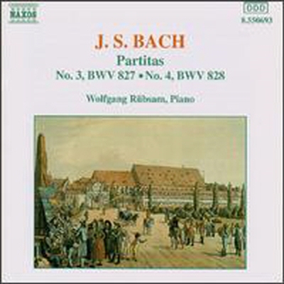 바흐: 파르티타 3, 4번 (Bach: Partitas Nos.3 & 4)(CD) - Wolfgang Rubsam