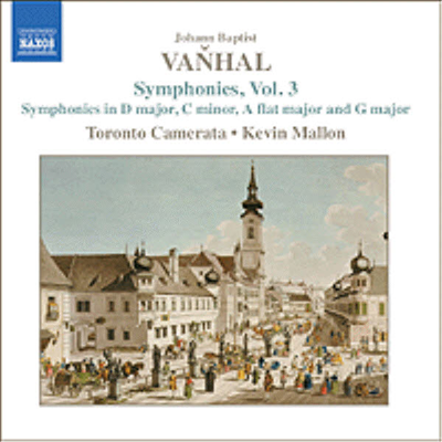 반할 : 교향곡 3집 (Vanhal : Symphony, Vol.3)(CD) - Kevin Mallon