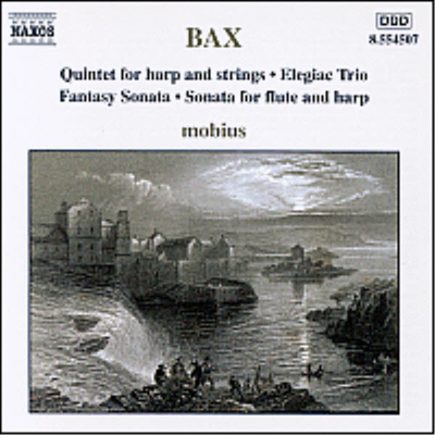 백스 : 하프 오중주, 슬픔의 삼중주, 환상 소나타 (Bax : Quintet for harp and strings, Elegiac Trio, Fantasy Sonata for harp and viola)(CD) - Mobius