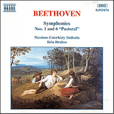 베토벤 : 교향곡 1, 6번 '전원 (Beethoven : Symphonies No.1 Op.21 & No.6 Op.68 'Pastroal')(CD) - Bela Drahos