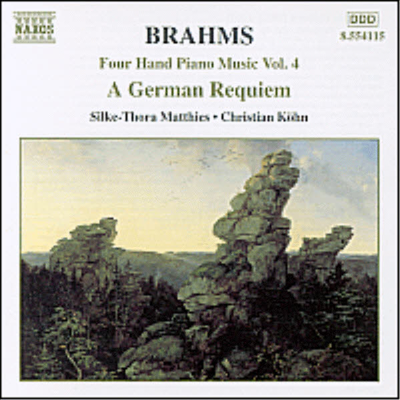 브람스 : 네 손의 피아노를 위한 편곡 5집 - 독일 레퀴엠 (Brahms : Four Hand Piano Music, Vol. 5 - German Requiem Op.45)(CD) - Christian Kohn