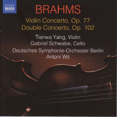 브람스: 바이올린 협주곡 & 이중 협주곡 (Brahms: Violin Concerto & Double Concerto)(CD) - Tianwa Yang