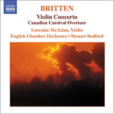 브리튼 : 바이올린 협주곡, 캐나다 축제 서곡 (Britten : Violin Concerto Op.15, Carnadian Carnival Overture Op.19)(CD) - Lorraine Mcaslan