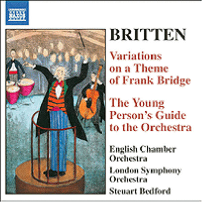 브리튼 : 청소년을 위한 관현악 입문, 프랑크 브리지의 테마에 의한 변주곡 (Britten : The Young Person’s Guide To The Orchestra Op.34, Variations On A Theme Of Frank Bridge Op.10)(CD) - Steuart Bedford