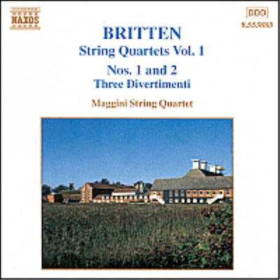 브리튼 : 현악 사중주 1, 2번, 세 개의 디베르티멘티 (Britten : String Quartet)(CD) - Maggini String Quartet