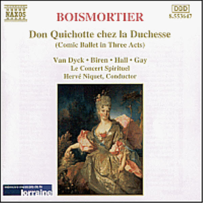 브와모르티에 : 코믹 발레 '돈 키호테 공작부인' (Boismortier : comic ballet 'Don Quichotte Chez La Duchesse')(CD) - Herve Niquet