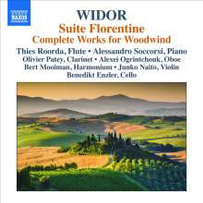 비도르: 목관 작품 전곡 (Widor: Complete Works for Woodwind)(CD) - Thies Roorda