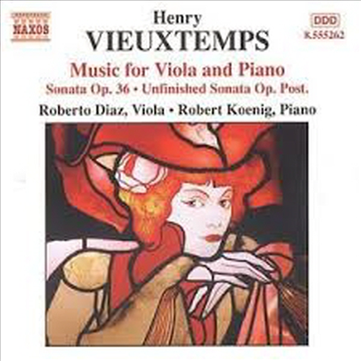 비외탕 : 비올라와 피아노를 위한 음악 (Vieuxtemps : Music For Viola & Piano)(CD) - Roberto Diaz