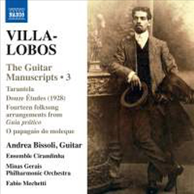 빌라-로보스: 기타 필사본 3집 (Villa-Lobos: The Guitar Manuscripts Vol. 3)(CD) - Andrea Bissoli