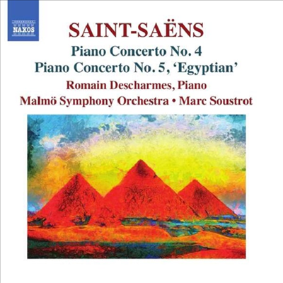 생상스: 피아노 협주곡 4번 & 5번 '이집트' (Saint-Saens: Piano Concerto Nos.4 & 5 'Egyptian')(CD) - Marc Soustrot