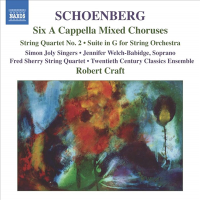 쇤베르크 : 여섯 개의 혼성 무반주 합창곡집 (Schoenberg : Six A Cappella Mixed Choruses)(CD) - Robert Craft
