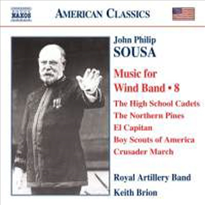 수자 : 관악 밴드를 위한 음악 Vol.8 (워싱턴 포스트 마치 포함) (Sousa : Music for Wind Band Volume 8)(CD) - Keith Brion
