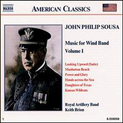 수자: 행진곡 모음집 (Sousa: Music for Wind Band, Vol.1)(CD) - Keith Brion