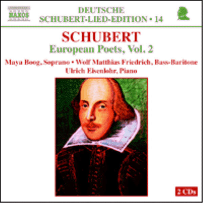 슈베르트 : 가곡 14집 (유럽의 시인 2집) (Schubert : Lied Edition Vol.14 (European Poets Vol.2) (2CD) - Maya Boog