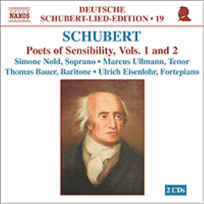 슈베르트 : 가곡 19집 (감수성의 시들 1, 2) (Schubert : Lied Edition, 19 (Poets Of Sensibility Vol.1 & 2) (2CD) - Thomas Bauer