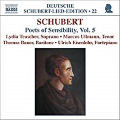 슈베르트 : 가곡 22집 (감수성의 시들 5집) (Schubert : Lied Edition, 22 (Poets Of Sensibility Vol. 5)(CD) - Lydia Teuscher