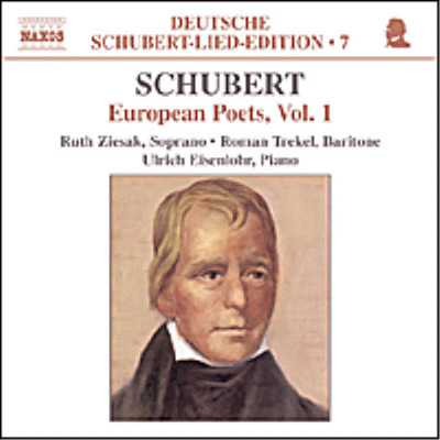 슈베르트 : 가곡 7집 (유럽의 시인들 1) (Schubert : Lied Edition, Vol.7 (European Poets, Vol.1)(CD) - Roman Trekel