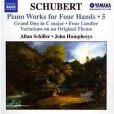슈베르트: 네 손을 위한 피아노 작품 5집 (Schubert: Piano Works for Four Hands, Vol. 5)(CD) - Allan Schiller