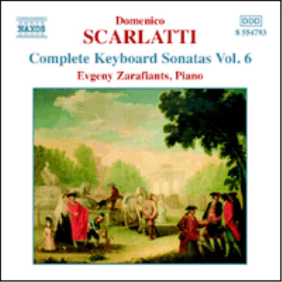 스카를라티 : 키보드 소나타 6집 (Scarlatti : Complete Keyboard Sonatas, Vol.6)(CD) - Evgeny Zarafiants