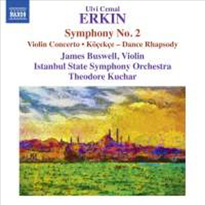에르킨: 교향곡 2번 &amp; 바이올린 협주곡 (Erkin: Symphony No.2 &amp; Violin Concerto)(CD) - Theodore Kuchar