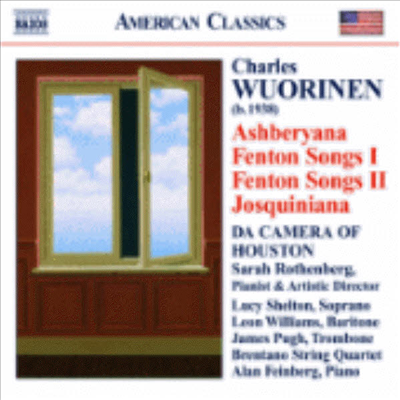 우리넨 : Ashberyana, Josquiniana, Fenton Song 1 &amp; 2 (CD) - Da Camera of Houston